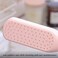 1 Pcs Cleaning Hair Brush Anti Self Static Soft Massage Comb Easy Clean for All Hair Types (Pink)