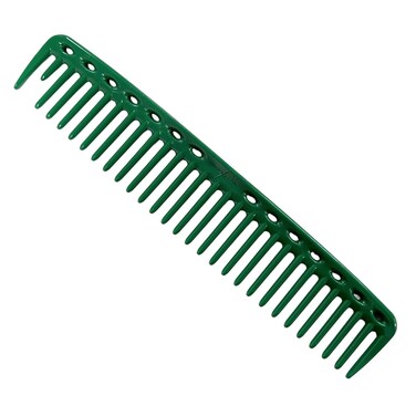 YS Park Mid Length Cutting Comb #337 In Green From ProHairTools