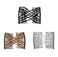 LOVEF 3Pcs Magic Hair Comb Ladies Bead Stretchy Women Hair Combs Professional Double Magic Slide Metal Comb Clip Hairpins