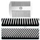 stainless steel beard comb,beard comb,beard combs,beard combs for men,wallet comb,metal wallet comb,metal beard comb,Anti-static double-headed beard comb (stainless steel comb)