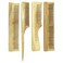 Neem Wood Hair Comb Set for Growth, Handmade in India, Women &amp; Men, Brown, Kachi Neem Kangi Kanghi for Hair - Handmade Wooden Comb in India