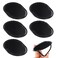 6 Pcs Palm Combs for Men, Soft Portable Pocket Palm Combs, Massager Hair Brush Comb,Shower Comb,Pocket Brush (Medium, Count, 6)