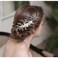 Pearl Bride Wedding Hair Comb Pearl Hair Accessories Bridal Side Comb Head Piece Wedding Hair Piece for Bride