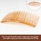 TaShow 24 PCS Hair Side Combs for Women Fine Thin Hair, 14 Teeth Decorative Hair Combs for Women Girls Bridal Wedding Veil,Wide, Black, Transparent, Light Coffee