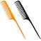 2Packs Wide Tooth Detangling Combs for Curly Hair, Premium Anti-Static Heat Resistant Styling Set with Shower Comb and Teasing Brush for Women and Men
