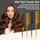 4 PCS Wide Tooth Rat Tail Comb - Detangling Parting Hair Brush Comb for Wet Curly Hair,Styling Hair Comb for Women Men,Anti Static Heat Resistant Teasing Combs for all Kinds of Hair