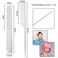 Boao 2 Pieces Metal Tail Combs Stainless Steel Fine Cutting Comb for Hair Styling Cutting(Silver)