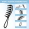 WLLHYF Wide Tooth Comb, Shark Teeth Hair Combs Professional Salon Afro Hairstyle Tool Anti-Static Hair Styling Accessories for Men Women Styling Wet Wavy Hair Wigs