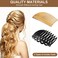 24 Pcs Women Hair Comb Accessories French Hair Side Combs Plastic Twist Decorative Clips with 11/23 Teeth Wedding Veil clip for Women