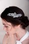 Simple Crystals Hair Comb for Women Girls Bride Hair Comb Multi-Color Comb Color AB