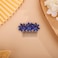Crystal Flower Hair Comb for Women Girls Prom Crystals Hair Comb Wedding Headpiece for Bride Bridemaid Flower Girls BLUE