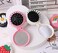 4 PCS ute Mini Round Hair Comb Pocket Hairbrushes with Makeup Mirror for Women and Girls