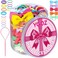 YGDZ Hair Accessories Set: 300 Elastic Rubber Bands, 150 Small Hair Ties for Toddlers and Kids, 100 Bands for Thin Hair, 20 Baby Hair Bows for Girls