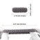 12pcs Thick No Damage Hair Ties for Women,Soft Seamless Scrunchies for Girl,Elastic Ponytail Holders Hair Accessories (Gray)