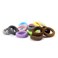 12pcs Thick No Damage Hair Ties for Women,Soft Seamless Scrunchies for Girl,Elastic Ponytail Holders Hair Accessories (Brown)