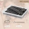 Premium 400Pcs Bobby Pins and Hair Elastics Kit: 200 Black Curved Pins for Secure Hold, 200 Ouchless Rubber Bands for Ponytails - Ideal for Women, Kids, Girls - Bulk Storage Case Included