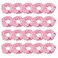 Didder 20 Pcs Pink Velvet Scrunchies, Soft Hair Ties for Women Girls Elastic Bobbles Ropes Scrunchie, Cute Hair Accessories for Daily Use