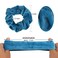 20 Pcs Hair Scrunchies, Didder Velvet Elastics Scrunchy Hair Ties Blue Soft Scrunchie Bobbles Ropes Scrunchie Solid color Hair Bands for Women Girls