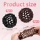 8 Pcs Hair Bun Cover, Mesh Hair Nets for Buns Elastic Hairnets for Dance Buns Mesh Hair Bun Holders with Elastic Edge Stretchy Bun Nets for Ballet Girls (Black, Brown)