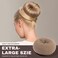 Teenitor Hair Bun Shaper Set, 4Pcs Hair Donut Bun Maker(Extra-large, Large, Medium, Small) with 20 pcs Large Bobby Pins, Tan Brown