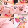 400Pcs Baby Hair Ties, 2cm Multicolor Toddler Hair Ties for Girls Cotton Soft Seamless Ponytail Holders Hair Accessories for Kids