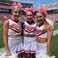 CN 30PCS 8" Large Cheer Bows, Cheerleading Bows Ponytail Holder for Girls, Grosgrain Ribbon Pink Cheer Hair Bows with Elastic Hair Tie for Cheerleader College Sports Softball Competition