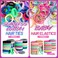 Teenitor Elastic Hair Ties, Hair Accessories for Girls, Colorful Baby Elatic Hair Bands Set with Hair Clips