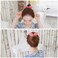 4Pcs Magic Rabbit Ear Sponge Bun Twist Shaper for Hair Styling Curl Donut Crown Twister Holder (Dot)