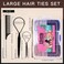 YGDZ Hair Ties for Thick Hair, 150 PCS Hair Elastic 5CM Ponytail Holders No Hair Damage, Rubber Bands for Hair, Elastic Hair Ties for Women, Men, Girls (4mm)