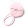 SUSULU Furry Hair Elastic Bands Faux Rabbit Fur Pompom Hair Ties Scrunchies for Women, Rubber Band with 5cm Ball Ponytail Holder Accessories Pack of 12pcs (Light Pink)