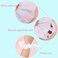 20 Pack White Cotton Scrunchies for Tie Dye Party Hair Elastic Hair Ties Pony Tail Holder for Women