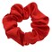 Women Teen Girls Satin Scrunchies Hair Accessories Elastic Hair Ponytail Holder Hair Tie - Set of 2 (Red)