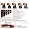 Clip in Hair Extensions Silky Straight Real Remy Human Hair Double Weft One Piece Wiglets Hair Pieces for Thinning Hair Invisible Hairpin Add Women Men Hair Volume Thick 10 inch#2 Dark Brown