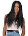 Braided Wigs, Micro Million Braid Wig - Color 1/35 - 22 Inches. Synthetic Hand Braided Wigs for Black Women.