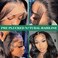 Wigs Hair Lace Front Wigs 26 inch Pre Plucked Cut 180% Density 13x6 Body Wave Glueless HD Transparent Wigs for Black Women Used in Daily Party Work