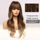 Esmee Long Wigs Brown ombre Blonde Wig Cosplay Party Wigs for Women Heat Resistant Fibre for Daily Party Use