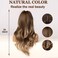 Esmee Long Wigs Brown ombre Blonde Wig Cosplay Party Wigs for Women Heat Resistant Fibre for Daily Party Use