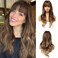 Esmee Long Wigs Brown ombre Blonde Wig Cosplay Party Wigs for Women Heat Resistant Fibre for Daily Party Use