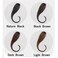 Human Hair Front Hairline Extension Easy Wear Clip in Bangs for Women 2 pcs 12" Dark Brown