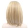 Melody Blonde Ombre Lace Front Wig With Dark Roots Mixed 2tone Short Bob Brown Gold Synthetic Lace Front Wigs For Women Hairstyle Heat Resistant Fiber Hair 14 Inch &hellip;