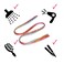 47" Holographic Hair Tinsel Kit Shining Pink Professional Sparkle Heat-Resistant Silk Extensions, Easy to Apply, Hair Accessories for Girls, Party Hair, Gifts for Girls (1000 Strands, Shining Pink)