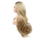 RainaHair 26 inches Ombre Blonde Lace Front Wigs Side Part Synthetic Hair Black Roots Blonde Synthetic Wigs for Women Long Wavy Lace Wig Heat Resistant Golden Blonde Wig