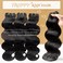 TRIIPPY Raw Human Hair Bundles,Triple Lifespan Than Regular Virgin Hair No.1 Sales Of Raw Hair Bundles, 20 Inches Cambodian Raw Body Wave Single Bundles, Keep Soft and Silky After Multiple Washes