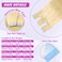 Tape in Hair Extensions Human Hair 16 inch Bleach Blonde 20pcs 40g/pack 100% Real Human Hair Straight Seamless Skin Weft Tape in Human Hair Extensions(16 inches, #613,40g)