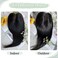 UDU Hair Toppers for Women Real Human Hair Toppers Hair Pieces for Women with Thinning Hair Dark Brown Hair Toppers for Women to Cover Grey Hair Ladies Clip In Hair Toppers for Thinning Hair
