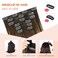 Balayage Hair Extensions Real Human Hair Ombre Medium Brown Fading to Caramel Blonde 15inches 70g Highlights 100% Human Hair Natural Straight Woman Beauty Clip ins #4/27/4