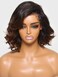 UNICE 12 inch Loose Wavy Short Bob Wigs human Hair Chestnut Brown 13x4 HD Lace Front Glueless Wigs Human Hair Pre Plucked Pre Cut Lace Bleached Knots Ready to Wear Wig