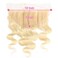 Soft Brazilian Blonde Hair 13X6 Full Lace Frontal Closure With Baby Hair 22 Inch 613 Body Wave Pre Plucked Ear To Ear Transparent Lace Frontal Closure Human Hair Pieces Natural Hairline