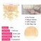Soft Brazilian Blonde Hair 13X6 Full Lace Frontal Closure With Baby Hair 22 Inch 613 Body Wave Pre Plucked Ear To Ear Transparent Lace Frontal Closure Human Hair Pieces Natural Hairline