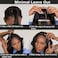 Kinky Straight U Part Wig Natural Hailine &amp; Soft Hair Like Real Human Hair &frac34; V Part Half Wigs for Black Women (Natural Black, 20 Inch)